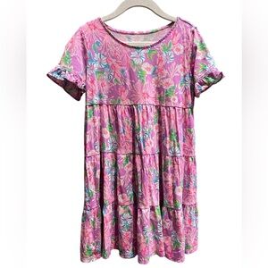 Lily Pulitzer Floral Pink Kids Dress